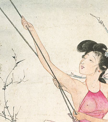烈山-胡也佛的仕女画和最知名的金瓶梅秘戏图